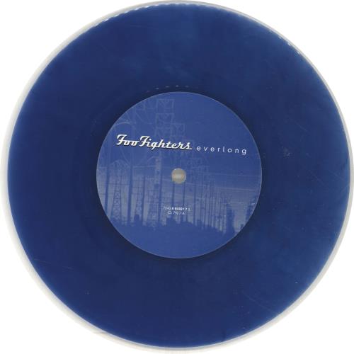 Foo Fighters Everlong - Blue Vinyl UK 7